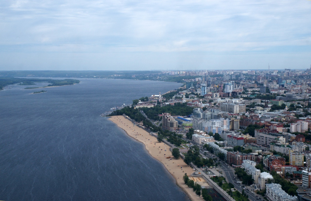 Самара вид сверху фото